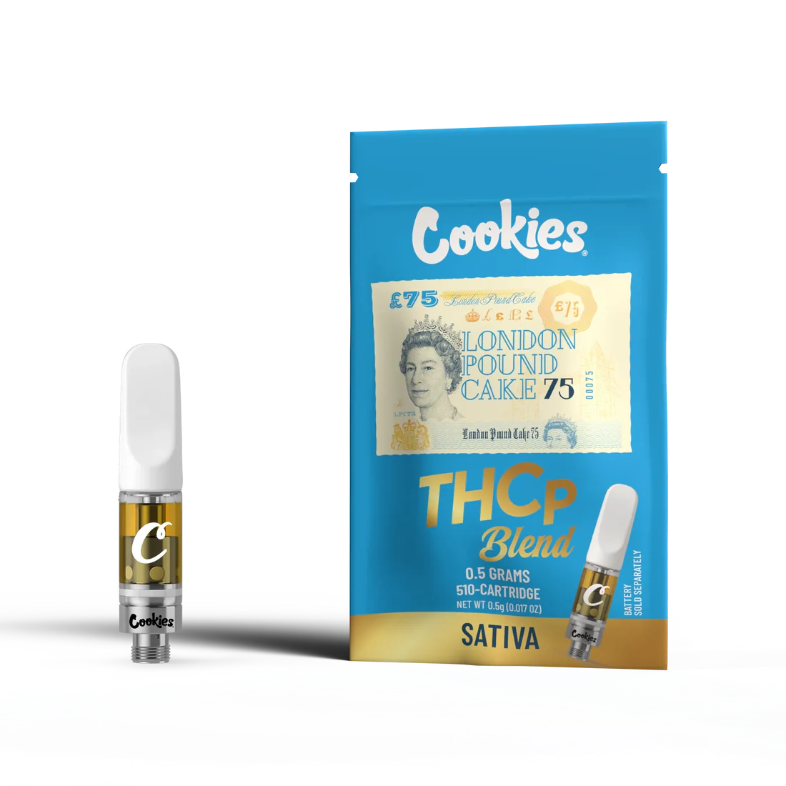 Cookies - THCP Blend Cartridge 0.5g - London Pound Cake THC Locker Cookies - THCP Blend Cartridge 0.5g - London Pound Cake THC Locker