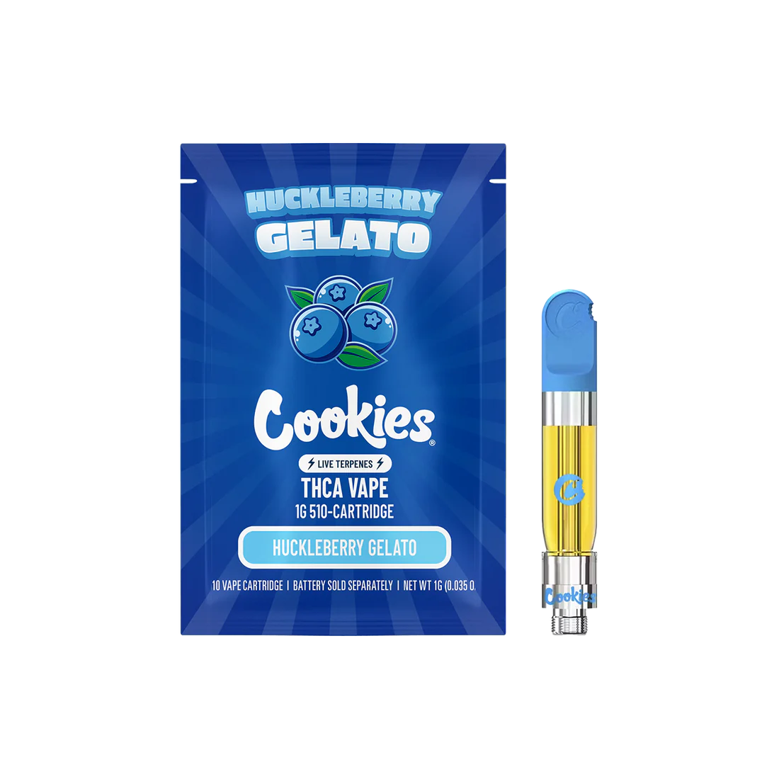 Cookies - THCA Cartridge Huckleberry Gelato 1gr