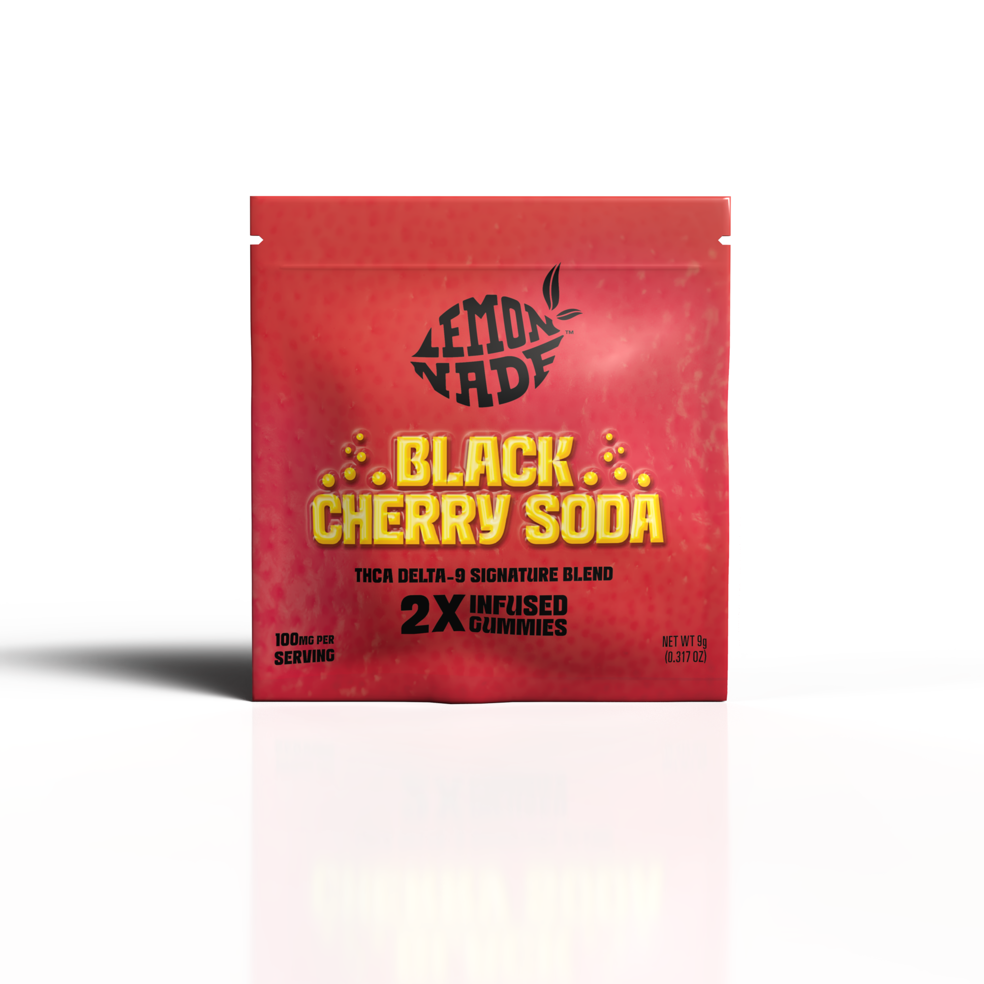THC Gummies (100mg Δ9-THC) – Black Cherry Soda