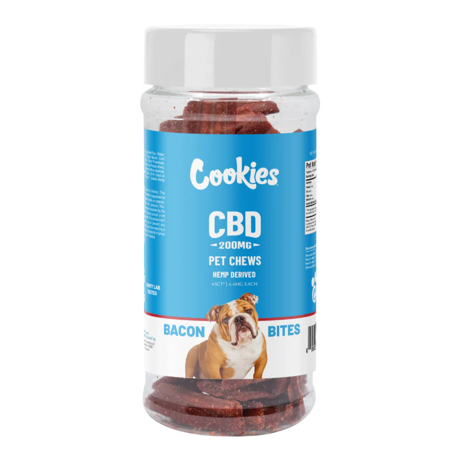 Cookies - CBD Pet Treat 16oz 200mg - Soft Chew - Bacon Bites