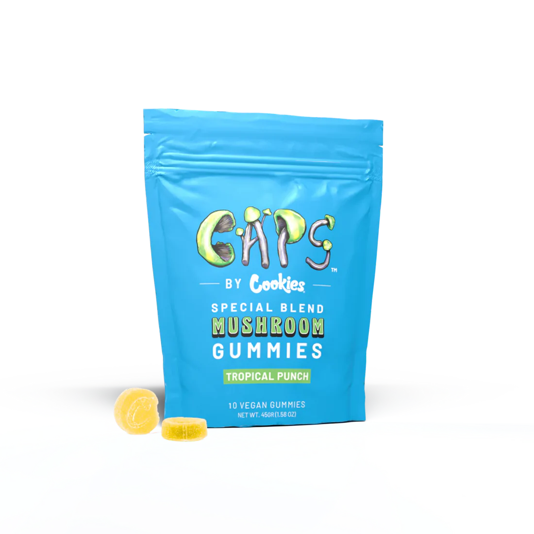Cookies - Multi Mushroom Gummy 6mg 10ct Bag - Tropical Punch