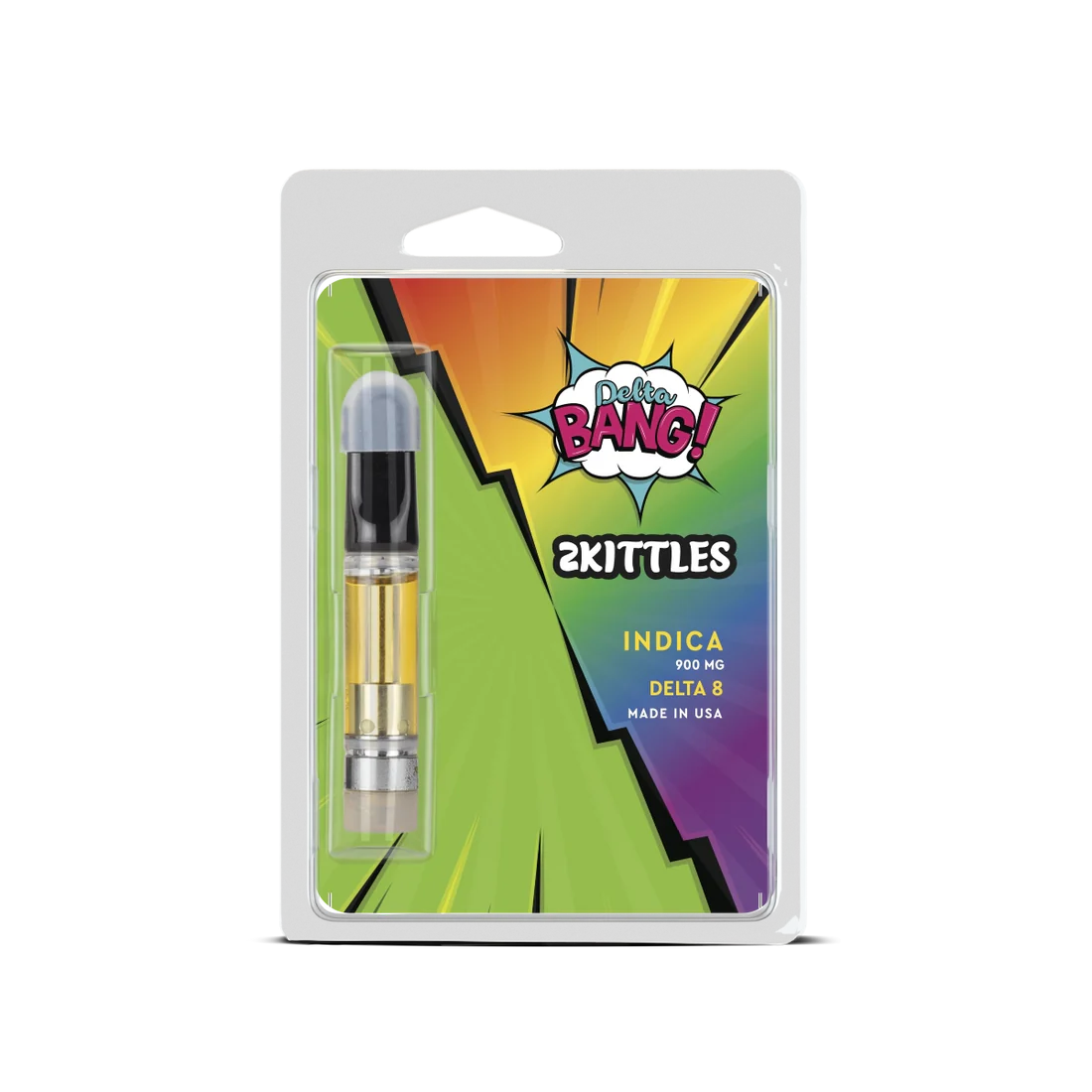 Delta Bang - Delta 8 Disposable - Indica - Zkittles - 1ml Blister