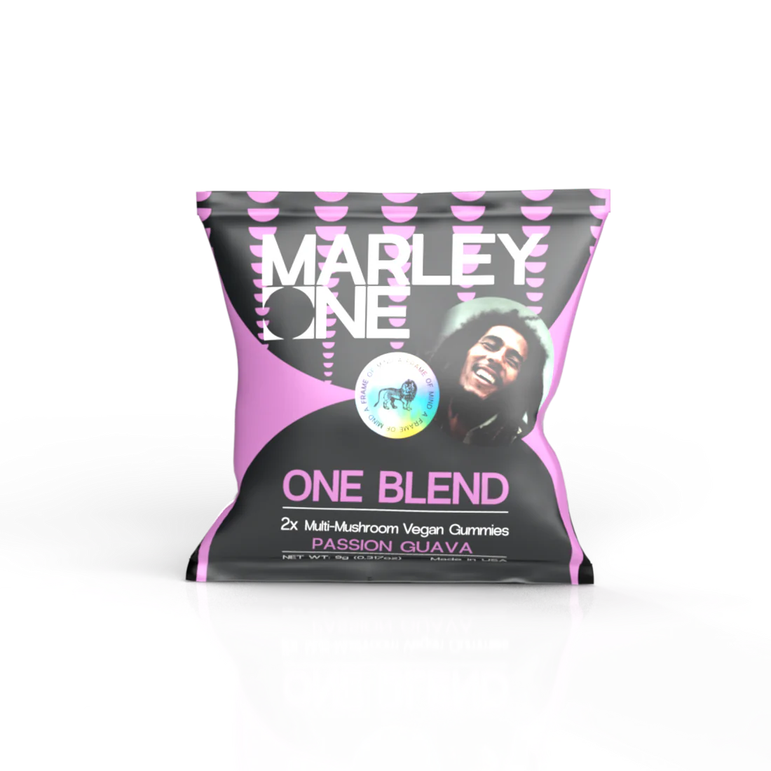 Marley One - Multi Mushroom Gummy 6mg 2ct Bag - One Blend - Passion Guava
