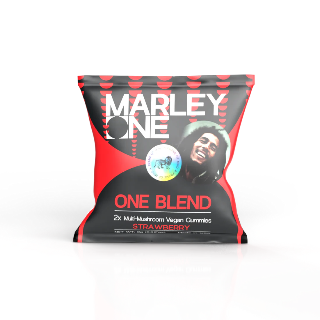 Marley One - Multi Mushroom Gummy 6mg 2ct Bag - One Blend - Strawberry