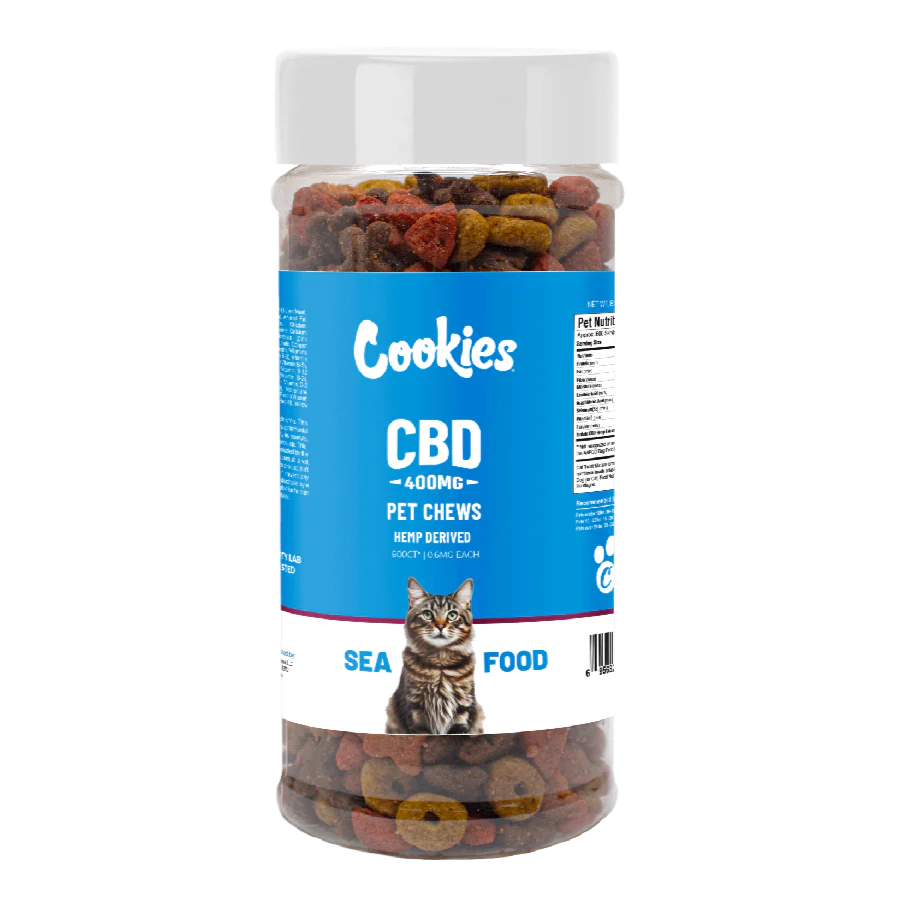 Cookies - CBD Pet Treat 16oz 400mg - Soft Chew - Seafood Mix