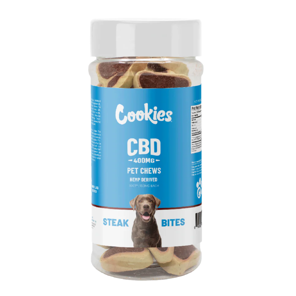 Cookies - CBD Pet Treat 16oz 400mg - Soft Chew - Steak