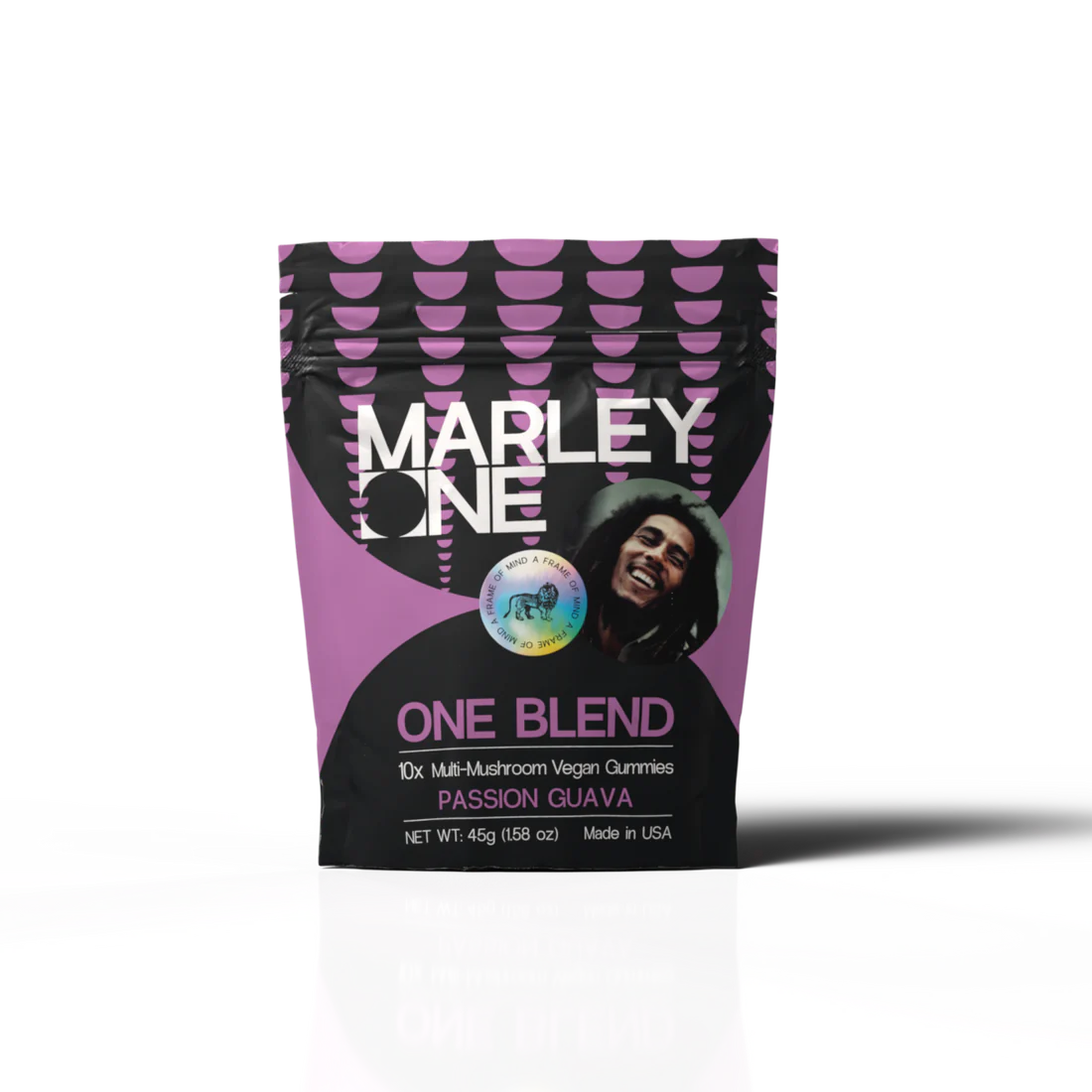 Marley One - Multi Mushroom Gummy 6mg 10ct Bag - One Blend - Passion Guava