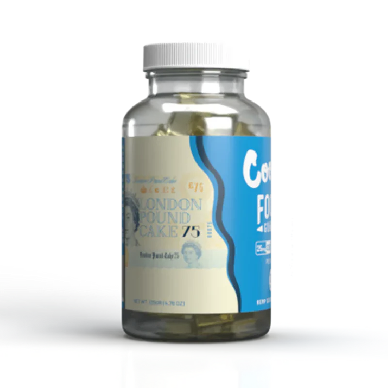 Cookies - CBD/CBG Gummy C-Shape 25mg/25mg - London Pound Cake 30ct Jar
