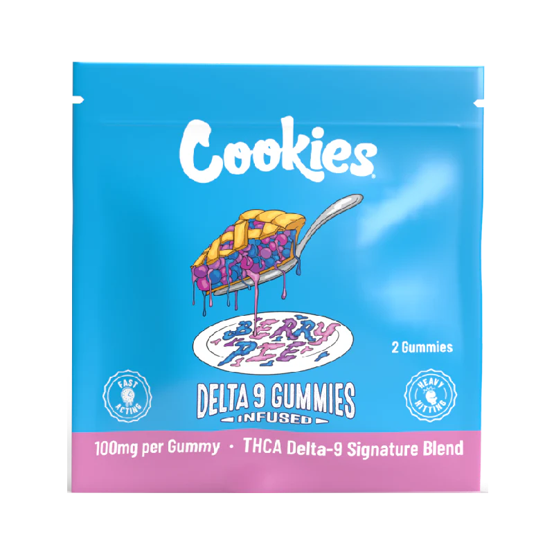 Cookies - THCA Delta 9 Infused Gummy 100mg - Berry Pie