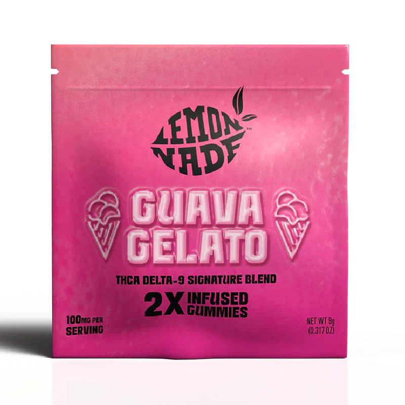 LemonNade - THCA Delta 9 Blend Gummies - Guava Gelato