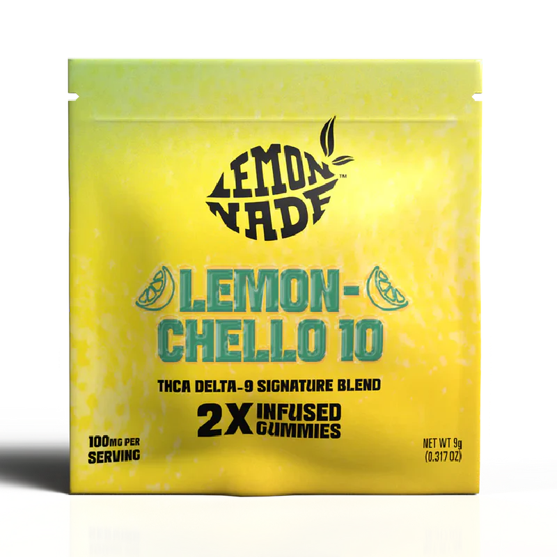LemonNade - THCA Delta 9 Blend Gummies - Lemonchello 10