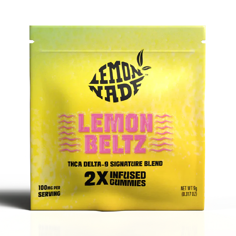 (0)  LemonNade - THCA Delta 9 Blend Gummies - Lemon Beltz