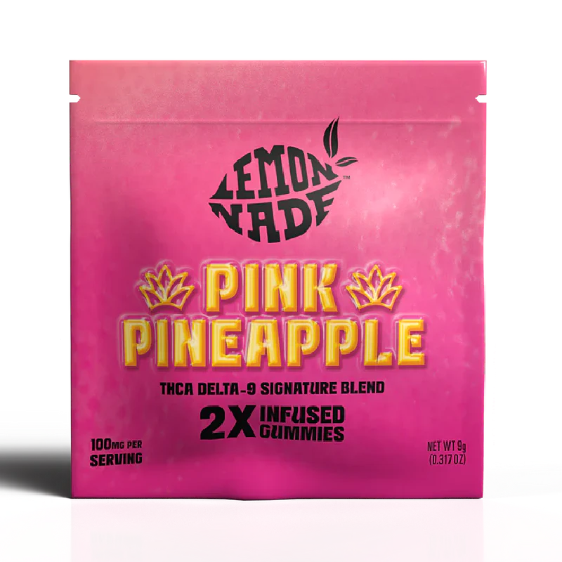 LemonNade - THCA Delta 9 Blend Gummies - Pink Pineapple