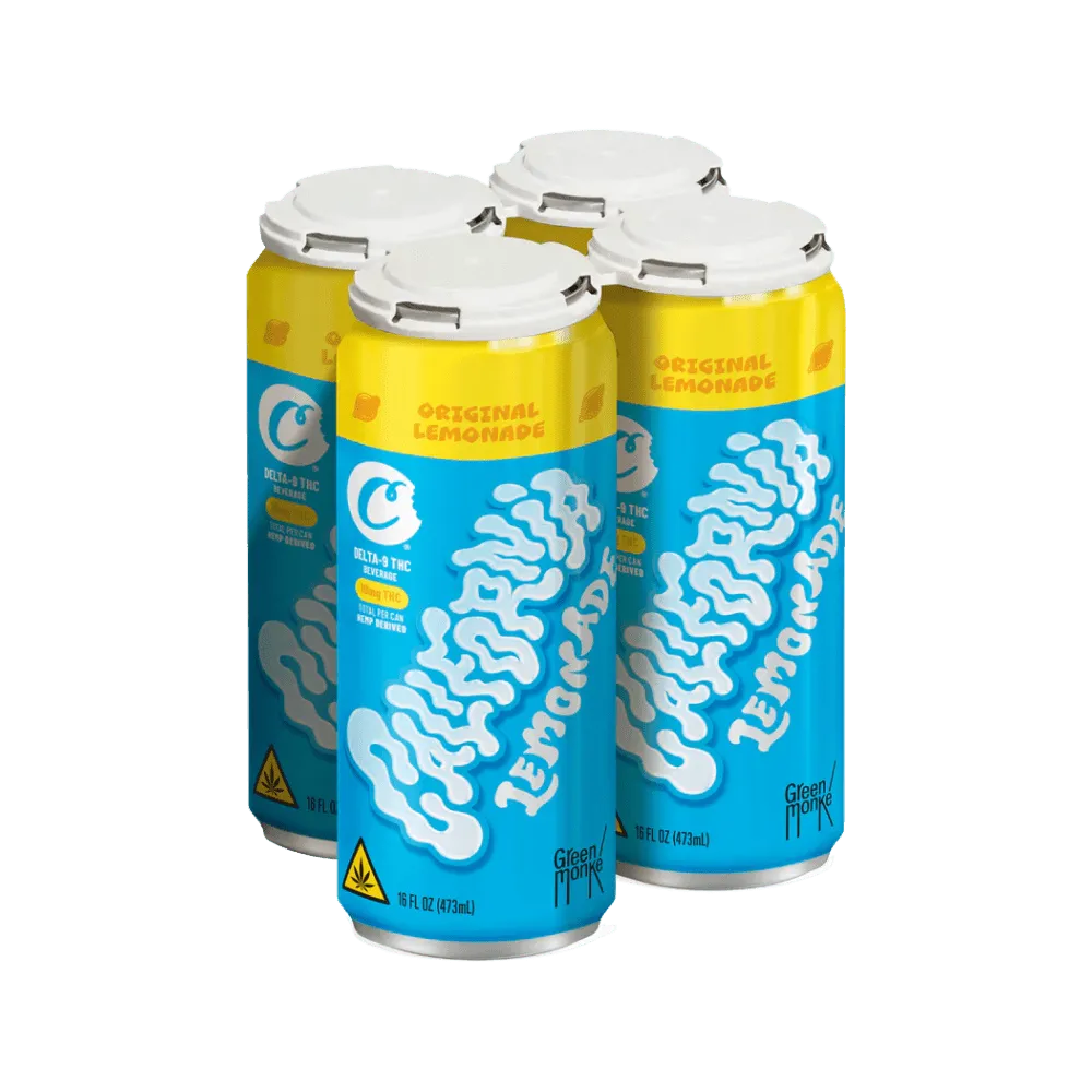 Cookies – Delta 9/THC Seltzer Can 10mg – California Lemonade – 4 Pack