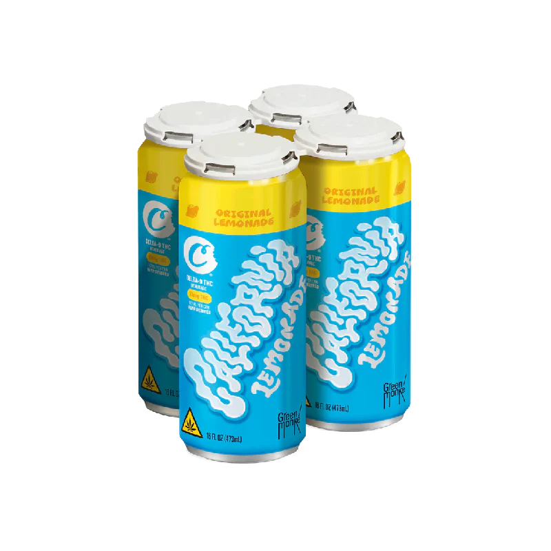 Cookies - Delta 9/THC Seltzer Can 10mg - California Lemonade - 4 Pack