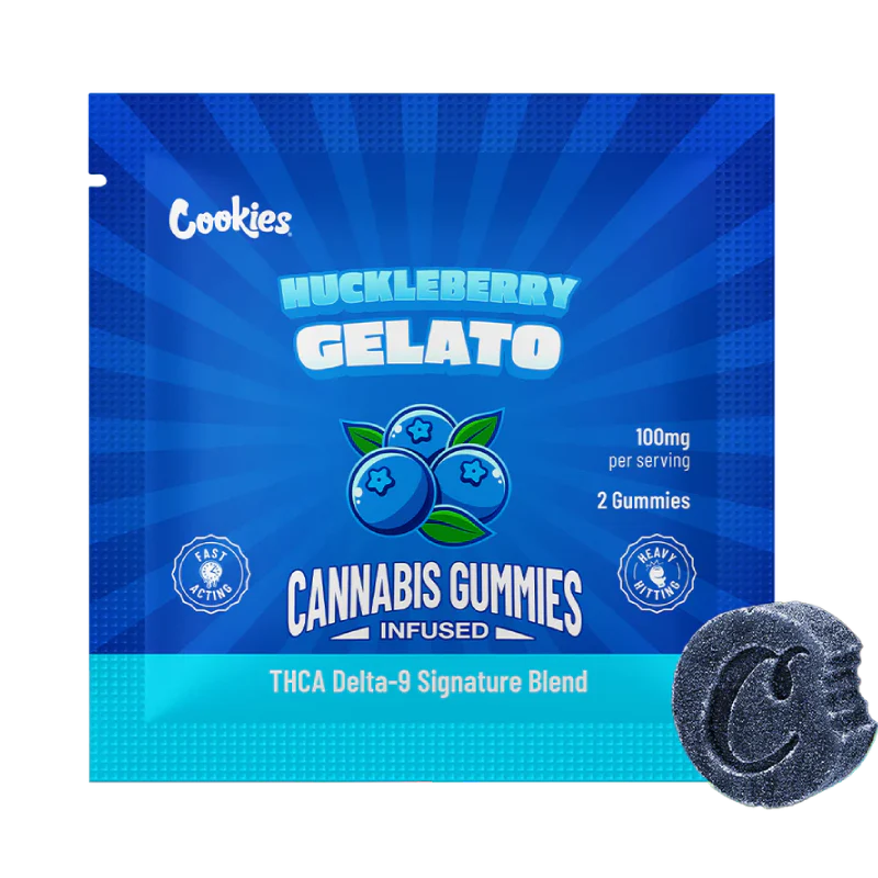 Cookies - THCA/Delta 9 Special Blend Infused Gummy Huckleberry Gelato