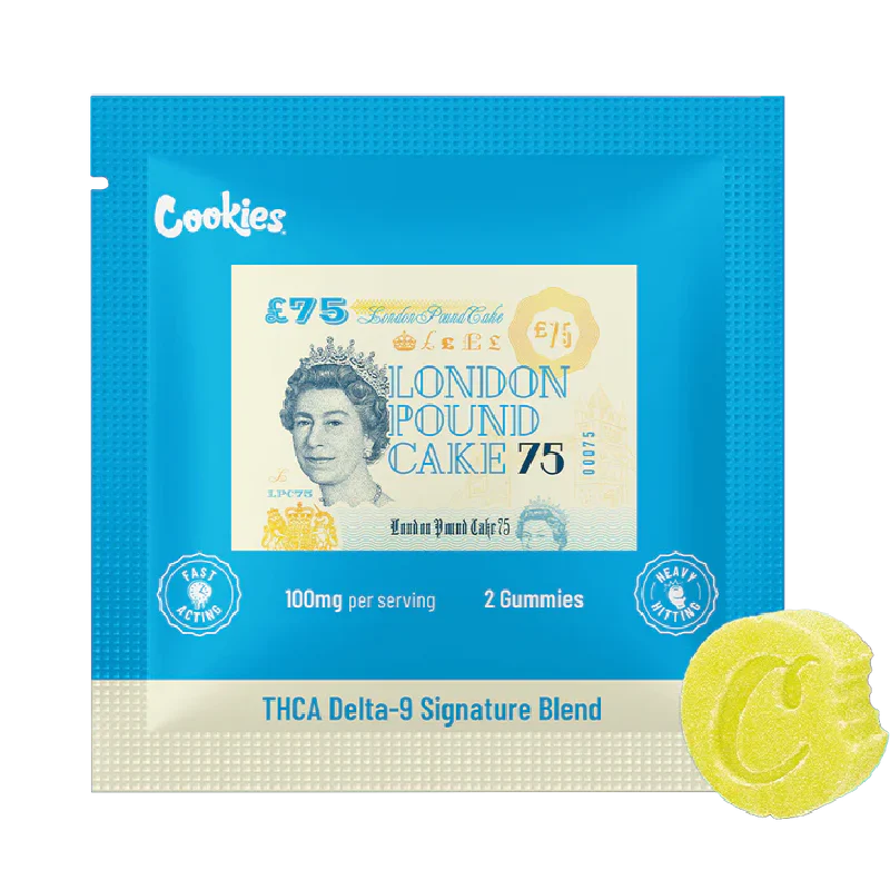 Cookies - THCA Delta 9 Special Blend Infused Gummy London Pound Cake