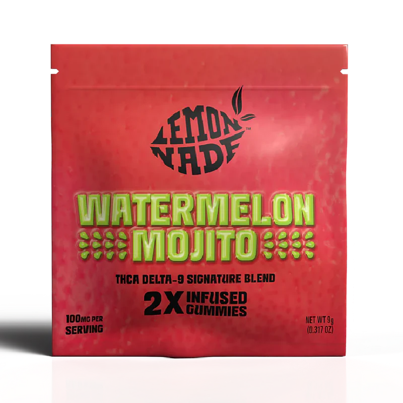 (0)  LemonNade - THCA Delta 9 Blend Gummies - Watermelon Mojito
